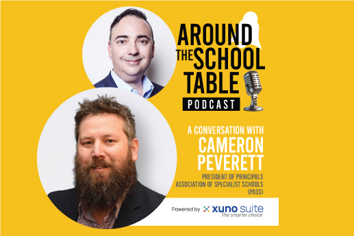 Episode 8 Cameron Peverett Around The School Table Blogpost Thumbnail